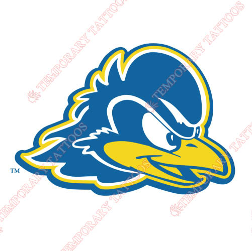Delaware Blue Hens Customize Temporary Tattoos Stickers NO.4230